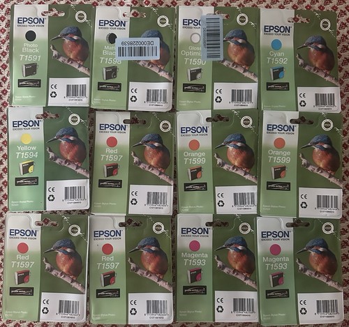 12 genuine epson t159 - ,