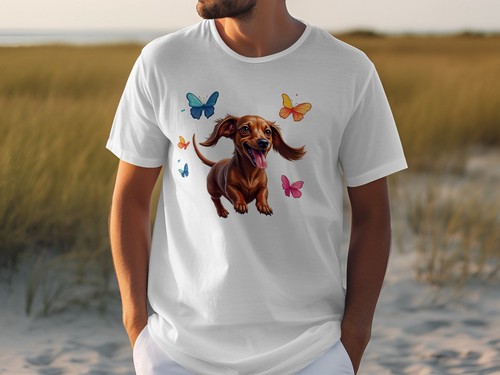 Cute dachshund puppy with - dachshund,