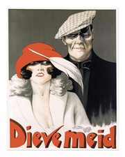 Vintage art deco style - deco, poster