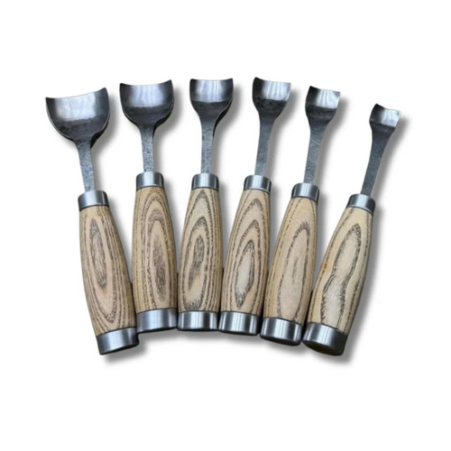 Hand forged wood - carving, gouge