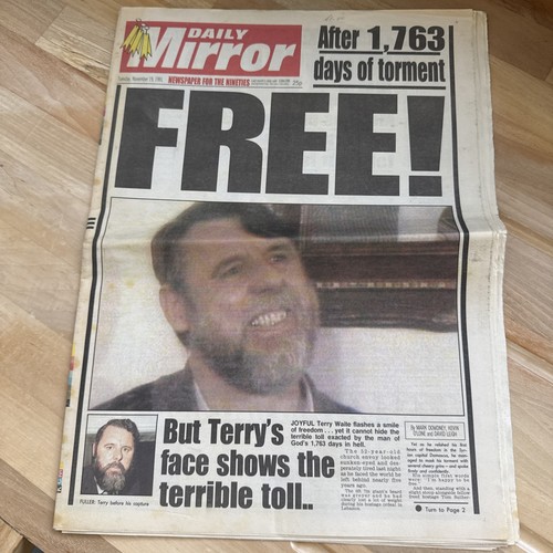 Vintage daily mirror newspaper - vintage,