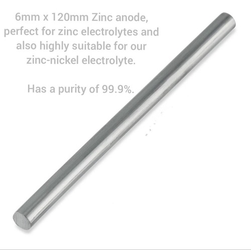 Zinc anode 6mm - zinc, x