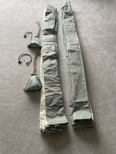 Heavy Lined Pinch Pleat Pair of Curtains - Appox 115cm x 210cm each