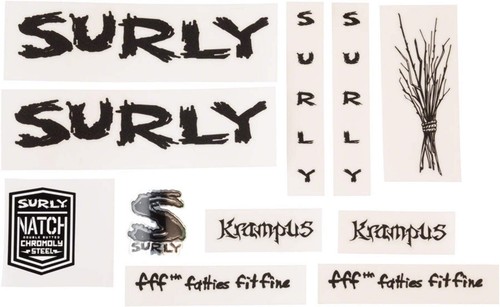 Surly krampus decal set - decal,