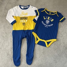 Leeds United Kids Babygrow Set 18-24 Months