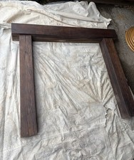 Solid Oak Fireplace fire