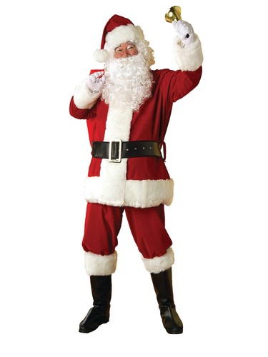 Deluxe regal plush santa - deluxe,