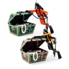 Treasure Hunter Diver Decor Need Air Pump Connection for Aquarium Fish Tank