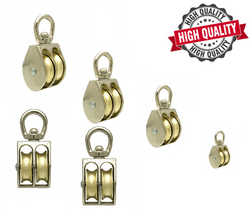 Double revolving pulley rope - revolving,