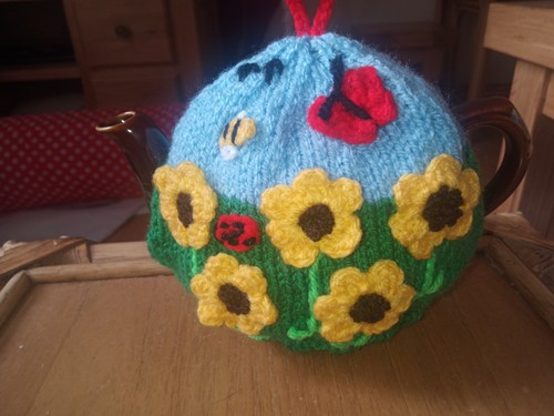 Hand knitted tea cosy for - knitted,