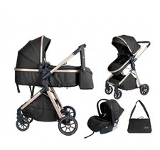 Baby pram with car seat - with,