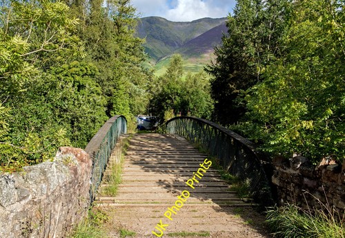 Photo 6x4 footbridge over - photo,