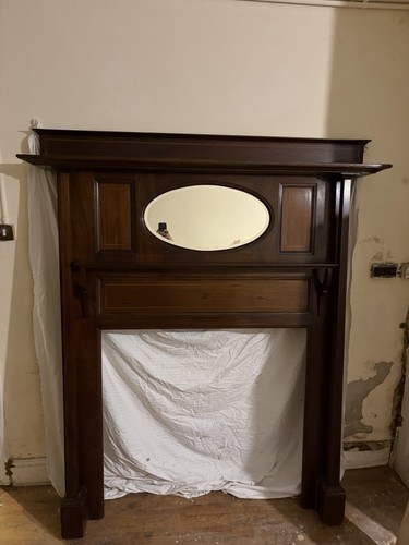 Victorian mahogany fire - victorian,