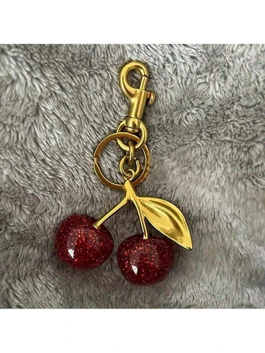 Cherry keychain sparkling - keychain,