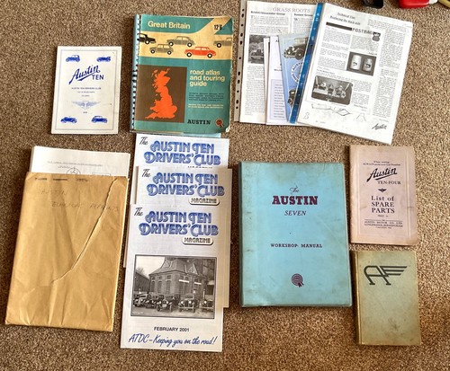 Austin seven workshop manual - seven,