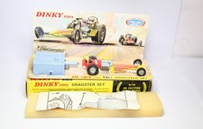 Dinky 370 Dragster Set In Original Box - Near Mint Vintage Original Model