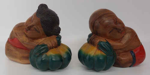 Vintage hand carved wooden - vintage,