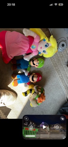Super mario plushie - super,
