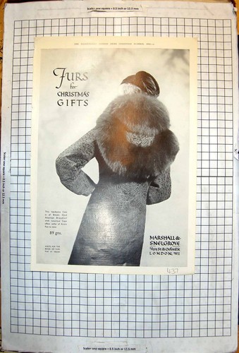Antique old print - print, coat