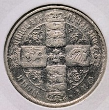 1873 Florin Pre 1920 Silver