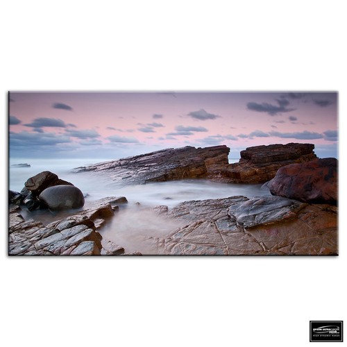 Beautiful fog sunset seascape - fog,