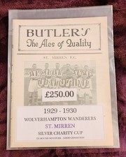1929/30 Wolves V St. Mirren