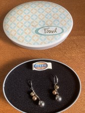 Fossil Earrings With