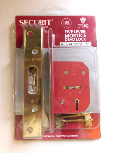 Securit five lever - five, mortice