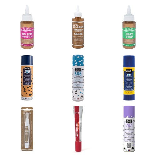 Adhesive fabric textile - fabric, glue