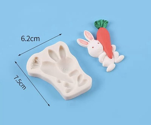 Easter bunny rabbit silicone - easter,