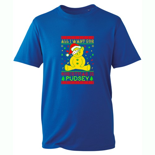 Pudsey bear christmas shirt - pudsey,