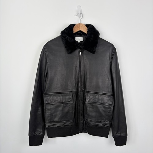Reiss river lamb leather - reiss,