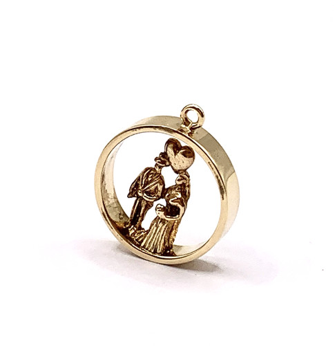 Wedding 9ct gold - gold, pendant