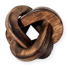 Rustic Wooden 3-Link Knot