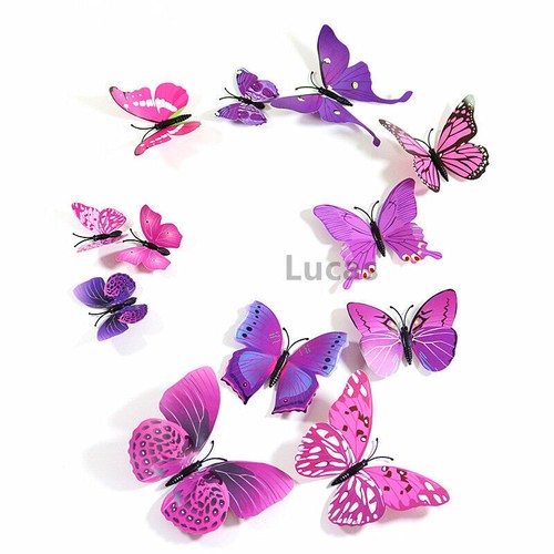 Pcs butterfly wall - 3d,