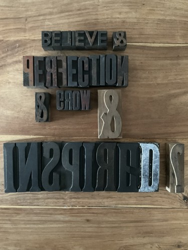 Vintage wooden letterpress - 33,