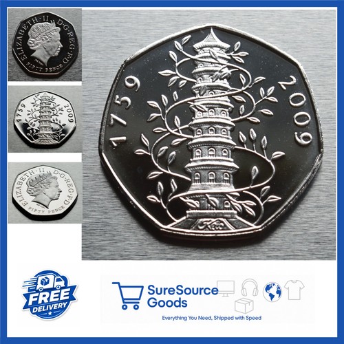 Kew gardens 50p - 50p, silver