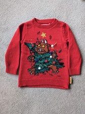 Boys 12-18 Months Tu Gruffalo Christmas Jumper Red