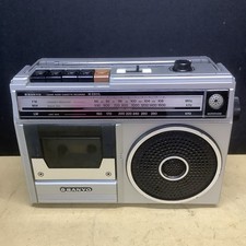 Sanyo M2801L Cassette Player - Boombox Radio Cassette Works But See Description