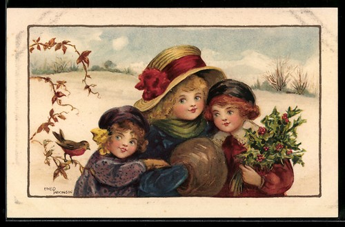 Artist postcard ethel - postcard,