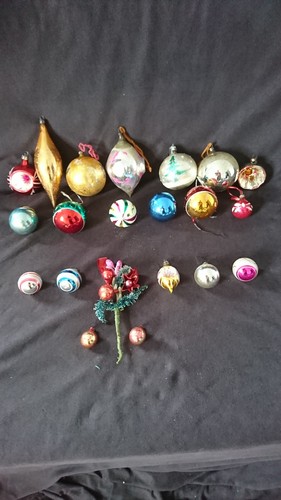 Vintage glass christmas - vintage,