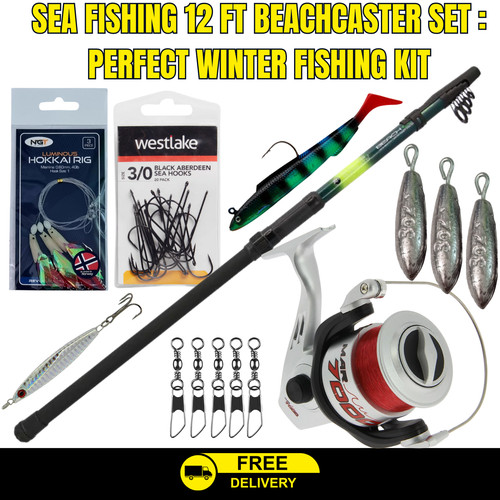 12ft beachcaster sea fishing - 12ft,