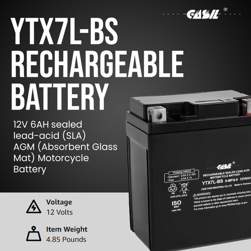 Ytx7l motorcycle battery - motorcycle,