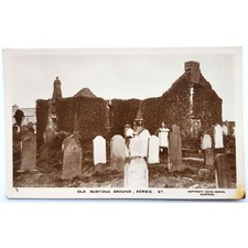 SORBIE Old Burying Grounds, Wigtownshire, RP Postcard by Grieve, Unused