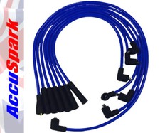Ford V6 Essex engine 8mm AccuSpark BLUE Silicon HT Lead with  105cm Coil Lead