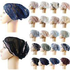 Women Under Scarf Hijab Bonnet Cap Muslim Underscarf Lace Bone Inner Ninja Hat