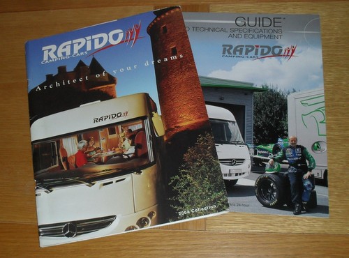 Rapido motorhome brochure 2004 - motorhome,
