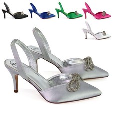 Womens Pointed Toe Low Heel