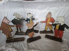Vintage Rupert The Bear Toy Shop Advertising Figures