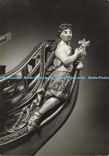 D197440 Figure Head of a 44 Gun Ship Model c 1780 Card 399 Science Museum Crown